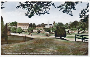 Gardens and Church