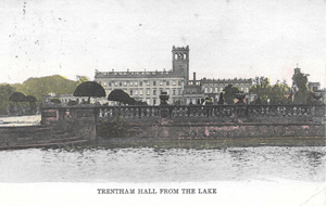 Trentham Hall from the lake