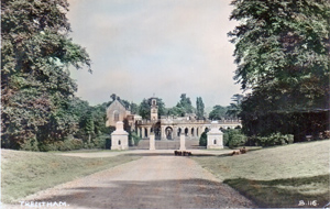 Trentham Hall Remains and Porte Cochere 1920