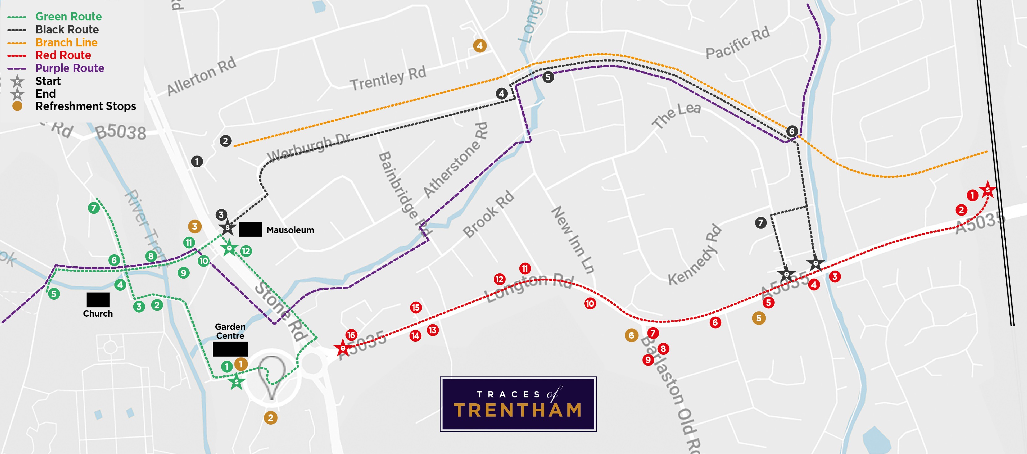 Map of the walk 
