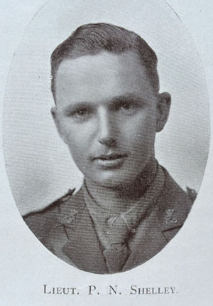 Norman Shelley in his uniform of the 4th Battalion North Staffs regiment WW1 