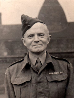 Bob in his uniform as Lt. Colonel of the 3rd Staffordshire (Longton) Battalion.